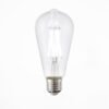 ST64 LED Edison Bulb – Clear Glass, 6W–8W, 6500K