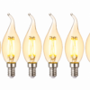 Flame Tip LED Filament Candle Bulb 4W Flame Tip LED Filament Candle Bulb 4W E14 Clear Glass