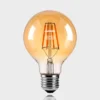 abbd G80 Retro Amber LED Bulb | E27 Edison Decorative Filament Lamp