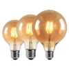 abbe G80 Retro Amber LED Bulb | E27 Edison Decorative Filament Lamp