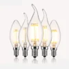 C35 LED Candle Bulb: E14/E27 Retro Edison Filament
