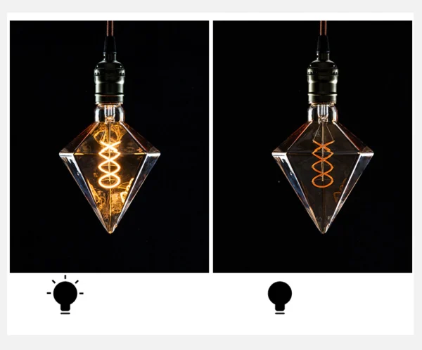 img3 TITK Rechargeable Edison LED Bulb: 4W/8W Vintage Filament