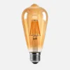 ST64 LED Edison Bulb: Retro E27 Vintage Filament