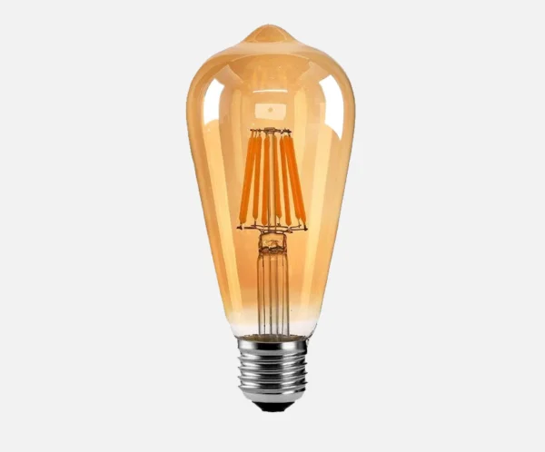 ST64 LED Edison Bulb: Retro E27 Vintage Filament