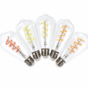 ChatGPT Image Jun 25, 2026, 05_30_59 AM The ST64 Retro LED Bulb features colored lights, including a filament and Edison's creative red, yellow, blue, green, and pink colors.