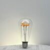 LED Letter Filament ST64 Bulb — Vintage Amber Decorative Lighting (2200K–2700K)
