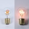 Retro-Style Creative LED Bulb — Home Decor USB-Rechargeable Night Light featuring a Santa Claus Cartoon Filament Design