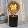 G95 Amber Edison Retro LED Filament Bulb, Romantic Double Happiness LED Decorative Light