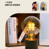 G95 Amber Edison Retro LED Filament Bulb, Romantic Double Happiness LED Decorative Light