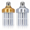 Fully Enclosed Transparent Cover LED Corn Bulb — High-Power, High-Brightness, Energy-Saving Light with Gold-Rimmed Heat Sink — E14/E27 Universal Screw Base — Suitable for Home, Commercial, and Industrial Lighting