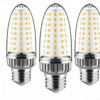 Fully Enclosed Transparent Cover LED Corn Bulb — High-Power, High-Brightness, Energy-Saving Light with Gold-Rimmed Heat Sink — E14/E27 Universal Screw Base — Suitable for Home, Commercial, and Industrial Lighting