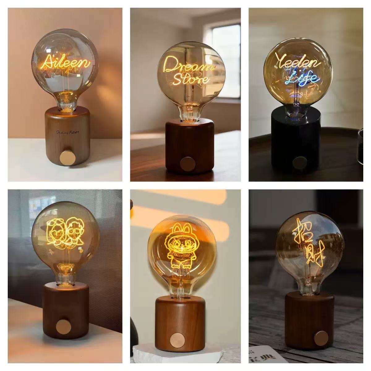 LED filament bulb