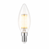 C35 Clear LED Filament Candle Bulb 4W E14 Clear Glass
