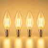 C35 Clear LED Filament Candle Bulb 4W C35 Clear LED Filament Candle Bulb 4W E14 Clear Glass