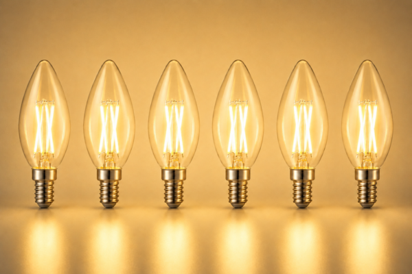 C35 Clear LED Filament Candle Bulb 4W C35 Clear LED Filament Candle Bulb 4W E14 Clear Glass