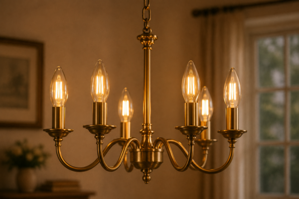 C35 Clear LED Filament Candle Bulb 4W E14 Clear Glass