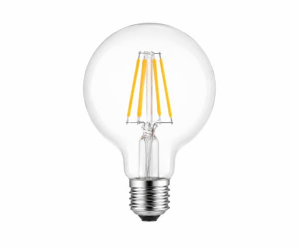 G80 LED filament bulb clear glass E27 decorative vintage style LED light bulb