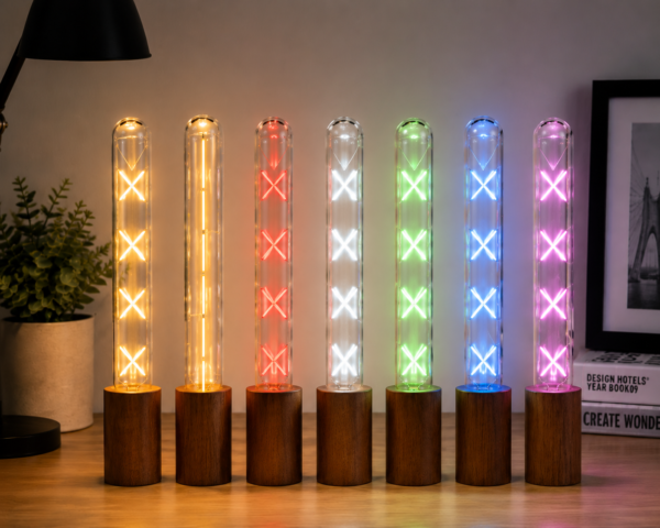 LED filament RGB color changing bulbs multicolor lighting display warm white red green blue pink decorative LED tube bulbs comparison