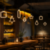 LED filament bulb cozy hotel interior lighting scene for hospitality decorative lighting supplier and OEM project