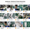 LED filament bulb factory production line quality control manual inspection process for lighting products
