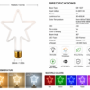 LED filament bulb color temperature comparison chart showing warm white neutral white and cool white lighting options
