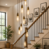 ST64 LED Filament Bulb Staircase Pendant Light Application Decorative Edison Lighting