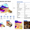 Rainbow Iridescent Decorative LED Bulb Specifications