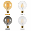 G125 LED bulb 4 colors clear smoke tea frosted glass E27 decorative globe bulb white background wholesale
