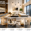 A60 LED filament bulb warm white 2700K living room interior lighting modern home lifestyle scene hotel style lighting
