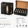 LED bulb packaging box OEM export carton 6 pack retail packaging design filament bulb box set wholesale LED lighting packaging
