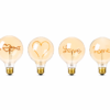LED Filament Bulb Collection – Amber Clear Smoke Decorative Edison Bulbs White Background LED filament bulb collection amber clear smoke decorative bulbs white background E26 E27 Edison lamp