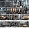 E27 LED filament bulb factory production line quality control inspection manufacturing process industrial lighting factory