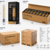 E27 LED filament bulb packaging box carton display retail box inner box outer carton shipping package OEM export packaging