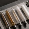 E27 LED filament bulbs premium desk display vintage glass amber smoked frosted white decorative lighting