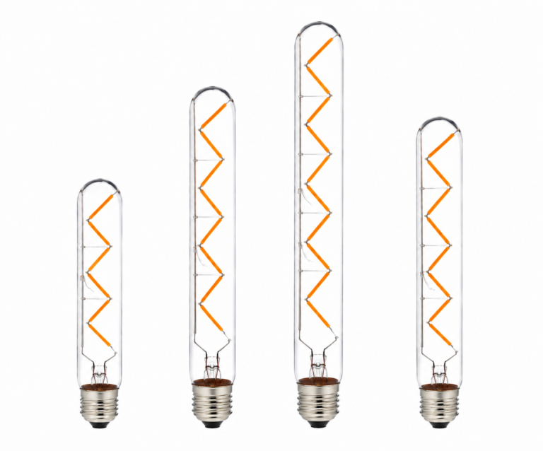 E27 LED filament bulb white background main product display lighting