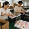 LED Filament Bulb Factory Packing – Assembly Line Workers OEM Production Process LED filament bulb factory packing assembly line workers OEM packaging quality control production process
