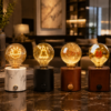 LED Table Lamp Base Luxury Bedroom Night Ambient Lighting LED table lamp base luxury bedroom night ambient lighting scene