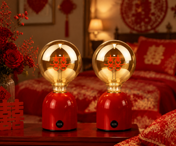LED Table Lamp Base Luxury Red Home Decor Wedding Festive Ambient Lighting LED table lamp base luxury red home decor wedding festive ambient lighting decorative table lamp