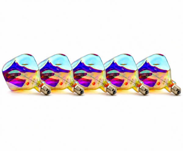 Rainbow Iridescent Decorative LED Bulbs E27