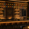 Wine Bottle LED Filament Lights Used in Restaurant and Bar Decoration