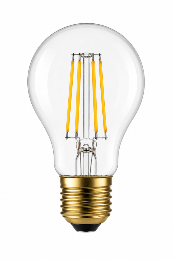 A60 LED Filament Light Bulb – Milky Glass, Screw Base - Product Detail Image 5 A60 Milky Glass LED filament light bulb Screw base - product detail image 5