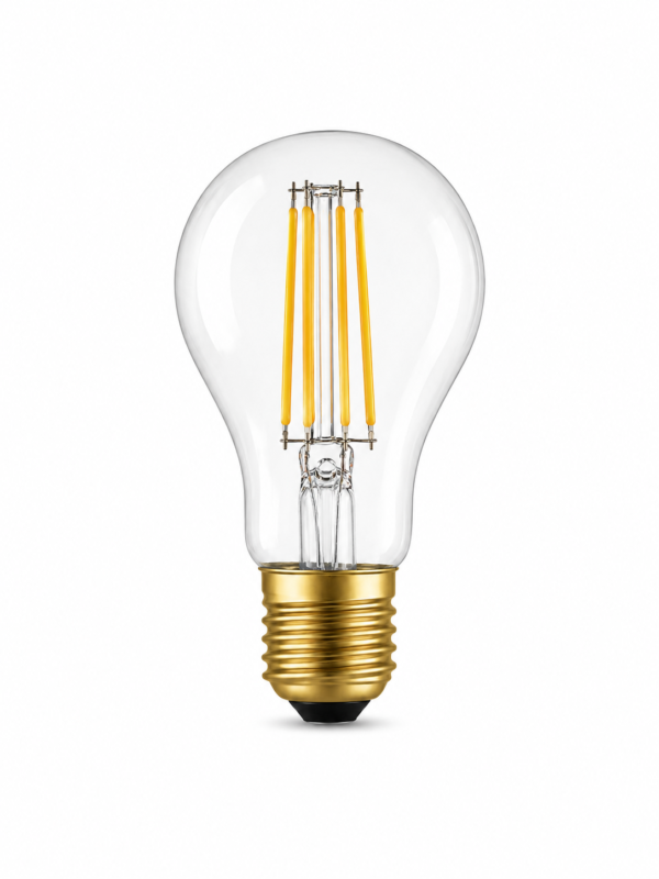 A60 LED Filament Light Bulb – Milky Glass, Screw Base - Product Detail Image 6 A60 Milky Glass LED filament light bulb Screw base - product detail image 6