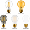 A60 LED Filament Light Bulb – Milky Glass, Screw Base - Main Product Image A60 Milky Glass LED filament light bulb Screw base - main product image