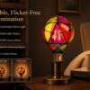 G95 Multicolor hand-painted glass Decorative bulb Screw Base - product detail image 2