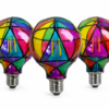 G95 Multicolor hand-painted glass Decorative bulb Screw Base - main product image