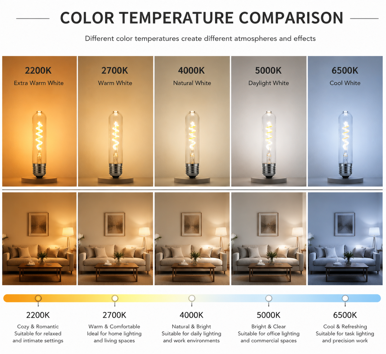 T30 Clear Glass filament light bulb E12 - product detail image 2