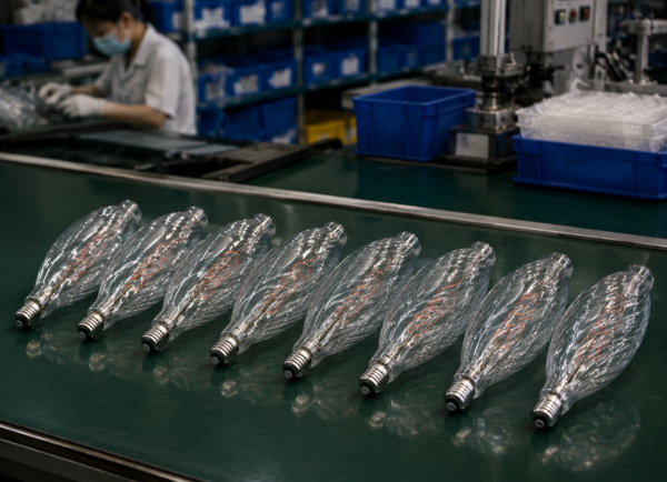 LED Bulb Factory Production Line Assembly Workshop LED filament bulb factory production line assembly workshop quality inspection manufacturing process OEM wholesale supplier
