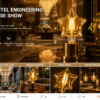 LED Filament Bulb Hotel Lobby Engineering Case Display LED filament bulb hotel lobby engineering case decorative lighting luxury hotel chandelier warm lighting project