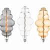 LED Filament Bulb E27 Multi Color Smoke Clear Amber Glass White Background Display LED filament bulb E27 multi color smoke clear amber glass white background decorative lighting OEM wholesale
