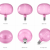 Pink Glass LED Filament Bulb E27 Single Display Multi-Angle Decorative Lighting pink glass LED filament bulb E27 multi angle single display decorative vintage lighting OEM